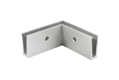 PSG N04.3002.AXR Profil U narożny do balustrad całoszklanych 200x119x47mm, 90° wewn., moc.boczne (aluminium, syst.płaski, pow.surowa)