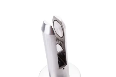 PSG N04.4802.4US Uchwyt pionowy do szkła spigot, okrągły fi=48mm, z maskownicą, H=182mm, szkło 12-17,52mm (aisi304, uniwersalny, satyna)