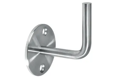 PSG N05.0103.4US Handrail bracket for welding, dia. 70/12mm, wall mount, 2 mounting holes (AISI 304, universal, satin)