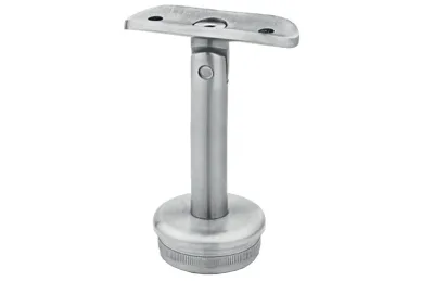 PSG N06.01B1.4BS Handrail support 42.4mm, dia. 14/H77, articulated, drive-in (AISI 304, 42.4 system, satin)