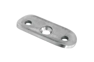 PSG N08.0101.4CS Handrail mounting plate 48.3mm, 64x24x4mm (AISI 304, 48.3 system, satin)