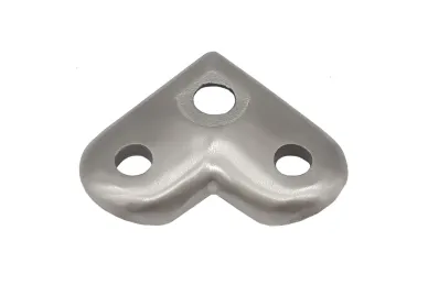 PSG N08.0102.4BS Corner handrail mounting plate 42.4mm, 43x43x4 (AISI 304, 42.4 system, satin)