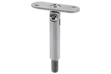 PSG N08.1407.4XS Pręt podpory poręczy przegubowy fi 14x75mm, z blaszką montażową płaską, gwint zewn.M8 (aisi304, syst.płaski, satyna)