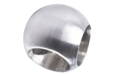 PSG N12.2022.4US Glue-in corner ball fi 20 mm, 2 holes fi 12 mm (aisi304, universal, satin)
