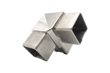 PSG N13.1103.4ES Corner tee profile connector 40x40x2/H30, glue-in (aisi304, system 40x40, satin)