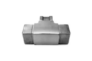 PSG N13.1104.4ES T-piece profile connector 40x40x2/H30, glue-in (aisi304, system 40x40, satin)