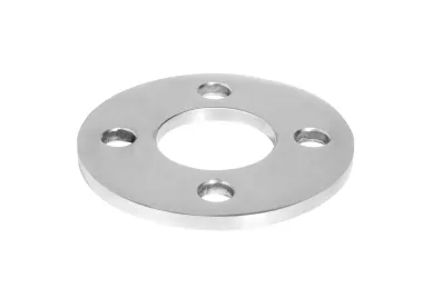 PSG N21.0204.4BS Post base for welding fi 100x42.4xH6 mm, mounting holes 4x fi 11 mm (aisi304, system 42.4, satin),