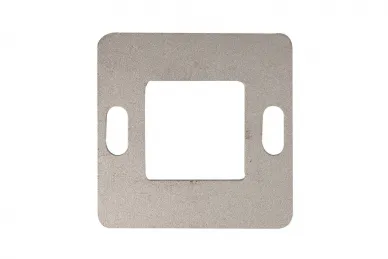 PSG N21.05E2.4ER Post base for welding 80x80/40x40/H4 mm, mounting holes 2x fi 9x20 mm (aisi304, system 40x40, raw surface)
