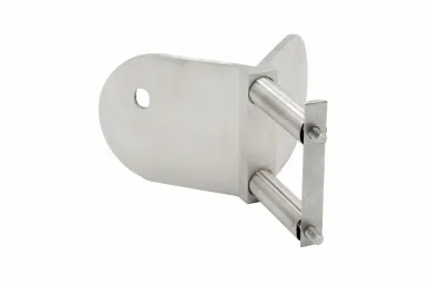 PSG N22.0102.4BS Corner post anchoring 42.4 mm, 120x120x100 mm, spacing 50 mm (aisi304, system 42.4, satin)