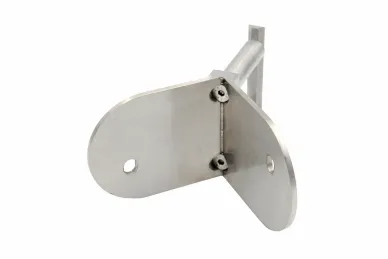 PSG N22.0102.4BS Mocowanie narożne słupa 42,4mm, 120x120x100mm, dystans 50mm (aisi304, syst.42,4, satyna)