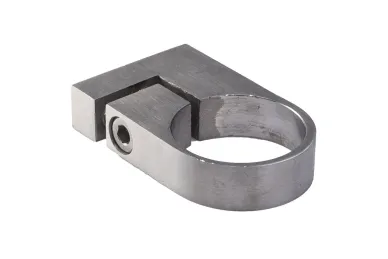 PSG N22.0201.4BS Side post anchoring 42.4 mm (one clamp), spacing 35 mm, 2 mounting holes M8 (aisi304, system 42.4, satin)