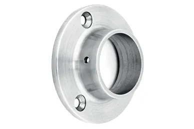 PSG N22.1001.4BS Tube mounting flange 42.4 mm, fi 85 mm, 3 mounting holes fi 6.5 mm (aisi304, system 42.4, satin)