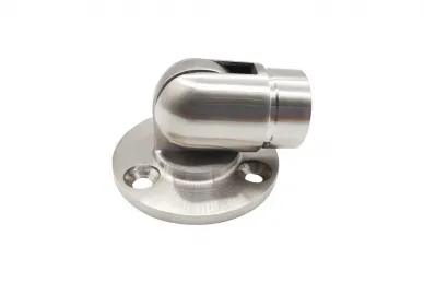 PSG N22.1003.4BS Hinged tube mounting flange 42.4 mm, fi 83 mm, 3 mounting holes fi 8.5 mm (aisi304, system 42.4, satin)