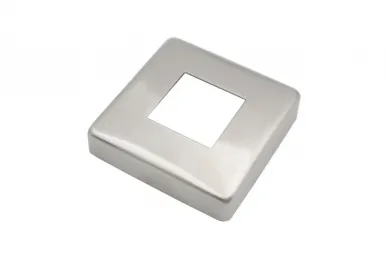 PSG N23.09E1.4ES Masking rosette for 40x40 profile, 90x90/40x40/H20/1 mm (aisi304, system 40x40, satin)