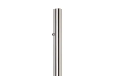 PSG N31.B1893.4BS End balustrade post fi 42.4 x 981 mm - bare, AISI 304, 2 holes with M8 thread, floor mounting, satin