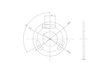 PSG N31.B1893.4BS Słupek balustradowy końcowy fi 42,4 x 981 mm - nieuzbrojony, aisi304, 2 otwory z gwintem M8, mocowanie w podłogę, satyna