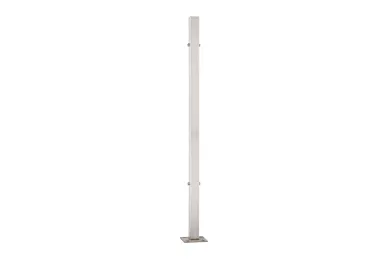 PSG N31.B2469.4ES Słupek środkowy 40x40x981mm, 4 otwory z gwintem M8, moc.w podłogę (aisi304, syst.40x40, satyna)