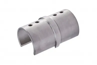 PSG N51.1003.4BS Straight connector for glass-mounted handrail 42.4x1.5xH6mm (AISI 304, 42.4 system, satin)