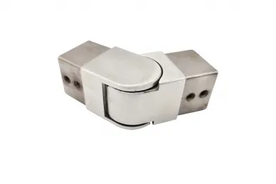 PSG N51.1010.4ES Kolano przegubowe 40x40mm górne 25°-55°do pochwytu nakładanego na szkło (aisi304, syst.40x40, satyna)