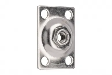 PSG N61.P112.4UR Plaque pour charnière réglable M12 avec plaque