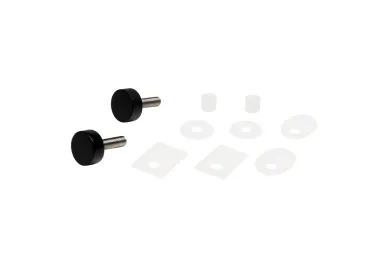 PSG N64.000C.4UM Mocowanie pochwytu jednostronnego do drzwi szklanych 8-21,52mm, czarne (aisi304, uniwersalny, malowany)