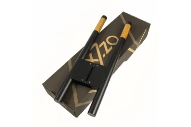 PSG N64.P3DO90500.4UM Pochwyt dwustronny okrągły 90°, czarny, 30x500mm (aisi304, uniwersalny, malowany+drewno)