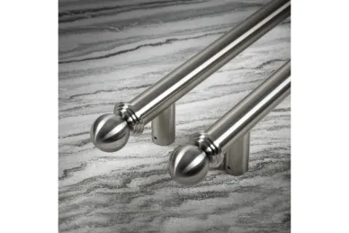 PSG N64.P6DO90500.4US Double-sided round handrail 90°, 30x500mm (AISI 304, universal, satin)