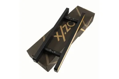 PSG N64.P8DP90500.AUM Double-sided rectangular handrail 90°, aluminum, black, 50x489mm (universal, painted+wood)