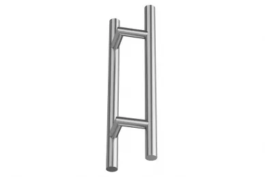 PSG N64.PDO45300.4US Double-sided round door handle, 45° fixing - 200x300 mm (AISI 304, universal, satin)