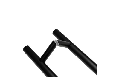 PSG N64.PDO45800.4UM Double-sided round black pull handle 45°, 32x800mm (AISI 304, universal, painted)
