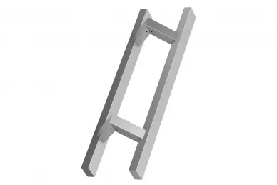 PSG N64.PDP45500.4US Pochwyt dwustronny prostokątny 40x20x300x500 mm (45°), (AISI304, uniwersalny, satynowy)