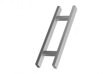 PSG N64.PDP90500.4US Double-sided rectangular handrail 40x20x300x500 mm (90°), (AISI 304, universal, satin)