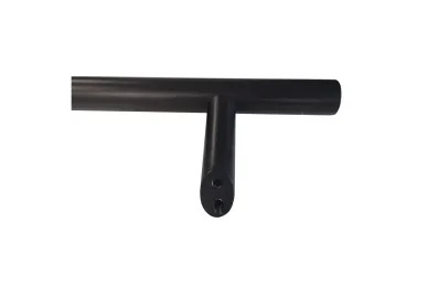 PSG N64.PJO451000.4UM Single-sided round handrail pull handle, black, 45°, 32X1000 mm (AISI304, universal, painted)
