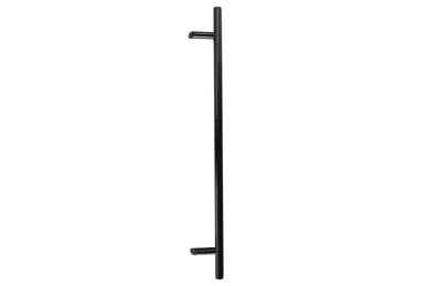 PSG N64.PJO451200.4UM Pochwyt do drzwi jednostronny, okrągły, mocowanie 45° – 32X1200 mm (aisi 304, uniwersalny, czarny)