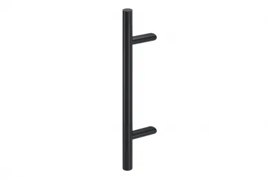 PSG N64.PJO45500.4UM Pochwyt jednostronny okrągły fi 32, (45°), 300x500mm, czarny (aisi304, uniwersalny, malowany)