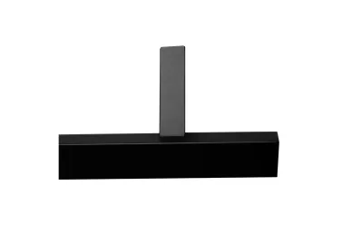 PSG N64.PJP451000.4UM Pochwyt do drzwi jednostronny, prostokątny, mocowanie 45° – 20X40X1000 mm (aisi 304, uniwersalny, czarny)