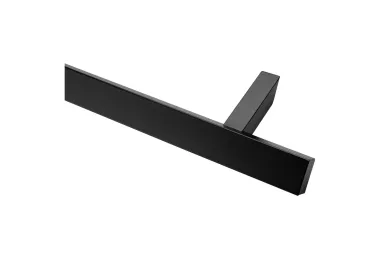 PSG N64.PJP451000.4UM Single-sided rectangular door handrail, 45° mounting – 20X40X1000 mm (AISI 304, universal, black)