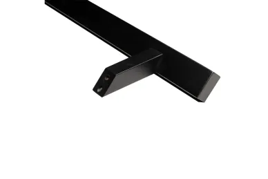 PSG N64.PJP451200.4UM Single-sided rectangular handrail pull handle, black 45°, 20x40x1200mm (AISI304, universal, painted)