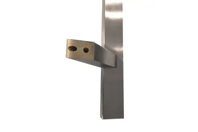 PSG N64.PJP451200.4US Pochwyt-antaba jednostronny prostokątny 45°, 20x40x1200mm (aisi304, uniwersalny, satyna)