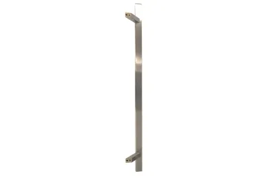 PSG N64.PJP451200.4US Single-sided rectangular handrail pull handle 45°, 20x40x1200mm (AISI304, universal, satin)