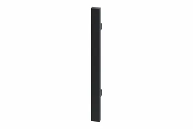 PSG N64.PJP90300.4UM Pochwyt do drzwi jednostronny, prostokątny, mocowanie 90° - 200 x 300 mm, czarny (aisi304, uniwersalny, malowany)