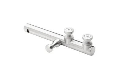 PSG N64.R2012.4US Glass gate bolt, diameter 20 mm, height 177 mm (AISI304, universal, satin)