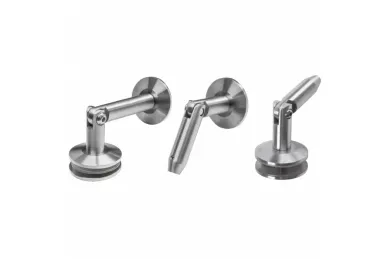 PSG N75.3Z12.4US Glass canopy system M12, 3-piece, for 12 mm dia. tie rod, glass 8-17.52mm (AISI304, universal, satin)