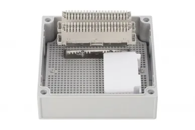 Pulsar AWB171711 ABS Enclosure 170x170x110, waterproof with plastic screws closing and base board