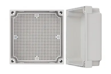 Pulsar AWB171711 ABS Enclosure 170x170x110, waterproof with plastic screws closing and base board