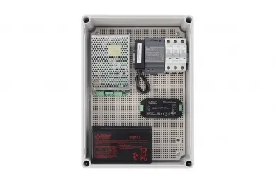 Pulsar AWB382813 ABS Enclosure 380x280x130, waterproof with plastic screws closing and base board