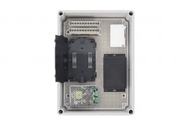 Pulsar AWB382813 ABS Enclosure 380x280x130, waterproof with plastic screws closing and base board