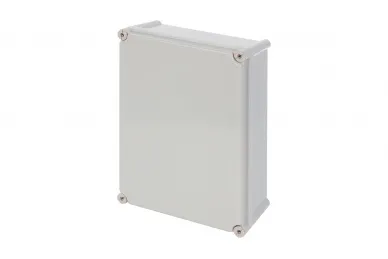 Pulsar AWB382813 ABS Enclosure 380x280x130, waterproof with plastic screws closing and base board