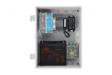 Pulsar AWB403020 ABS Enclosure 400x300x200, waterproof with plastic hinges closing and base board