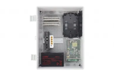 Pulsar AWB403020 ABS Enclosure 400x300x200, waterproof with plastic hinges closing and base board